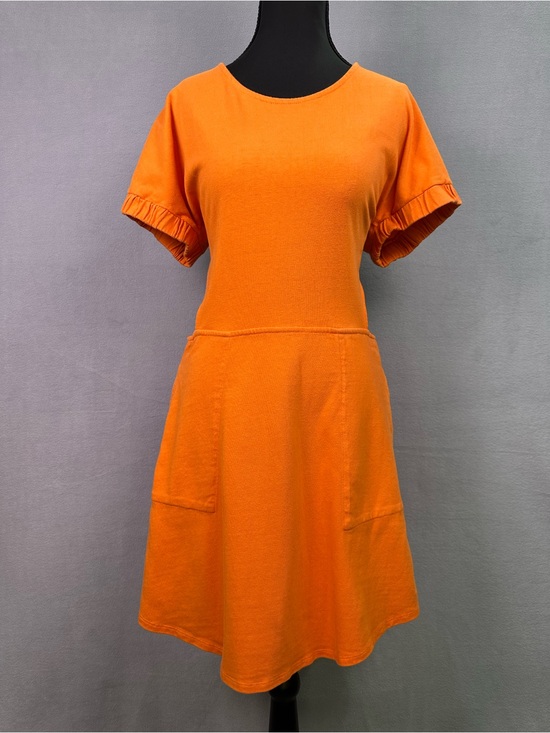 Free People Dresses & Skirts - Free People Women's Orange Short Sleeve Casual Dress